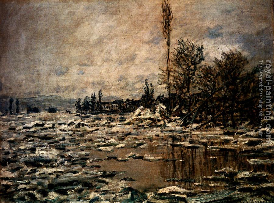 Claude Oscar Monet : Break-up Of Ice, Lavacourt